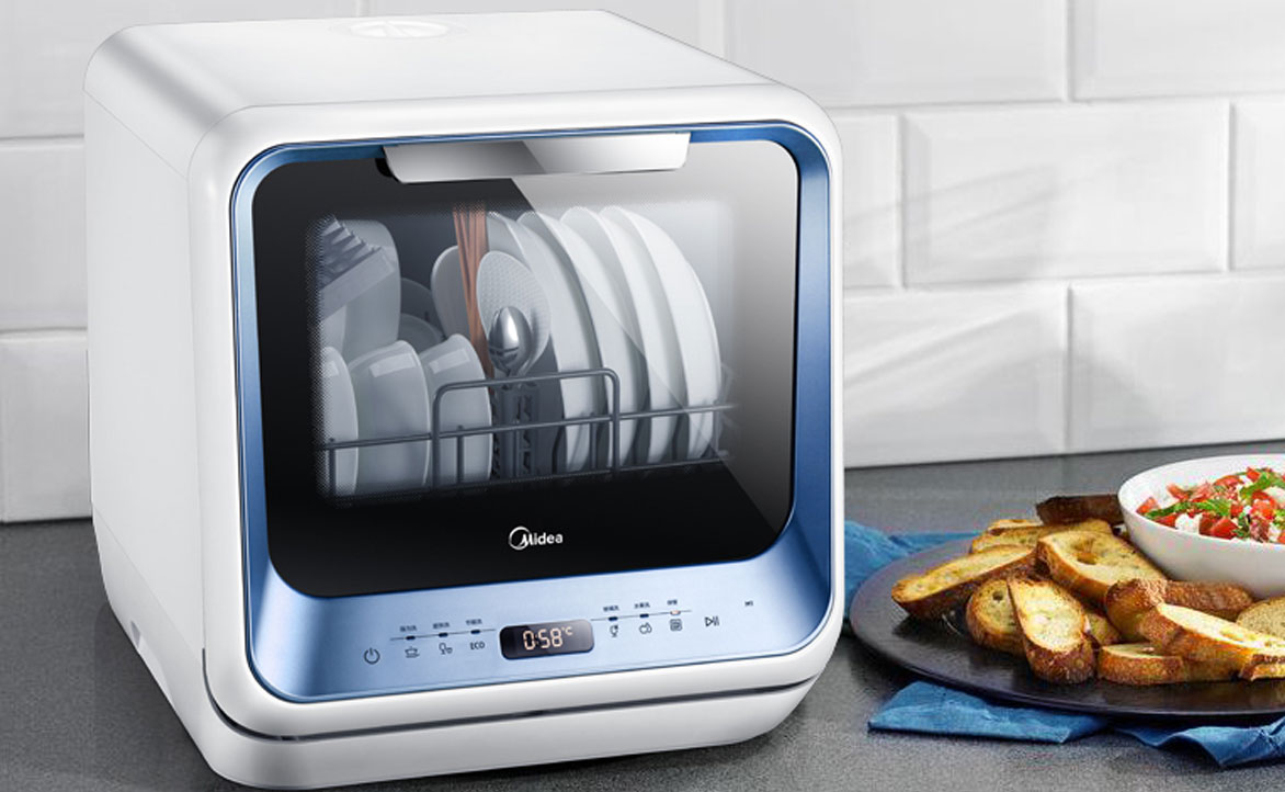 Купить Посудомоечная машина Midea MCFD42900 BL MINI — Фото 5