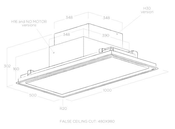 Купить Островная вытяжка ELICA ILLUSION H16 BL/A/100 — Фото 3