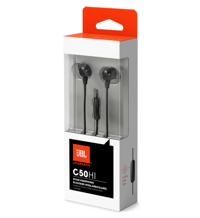Купить Наушники JBL C50HI черные — Фото 3