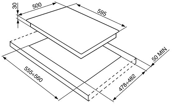 Купить Газовая варочная панель SMEG SRV864POGH — Фото 6