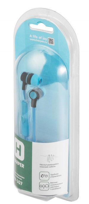 Купить Наушники HARPER HV-107 blue — Фото 2