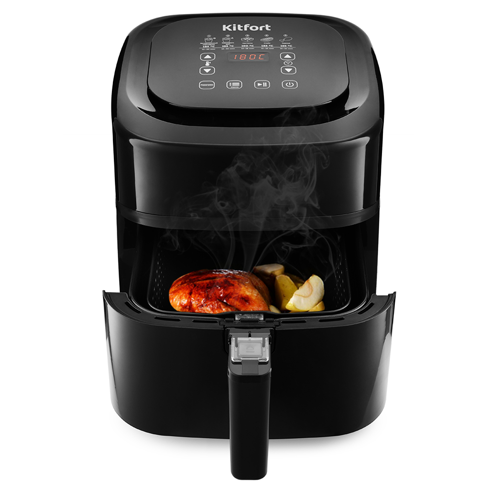 Аэрогриль Kitfort KT-2215 черн																		 — описание, фото, цены в интернет-магазине PT Stores