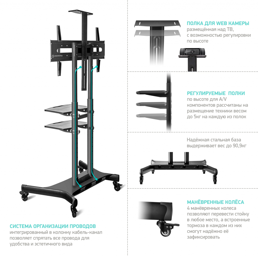 Купить  ONKRON TS1881 BLACK — Фото 6