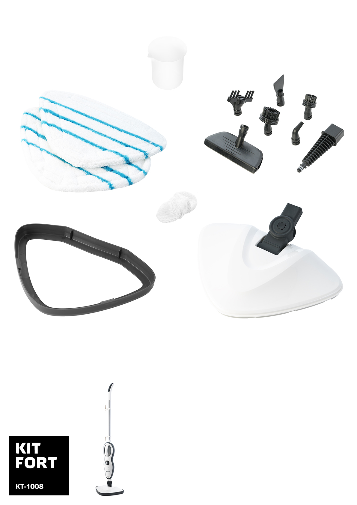 Купить Отпариватели и пароочистители Kitfort KT-1008 — Фото 2