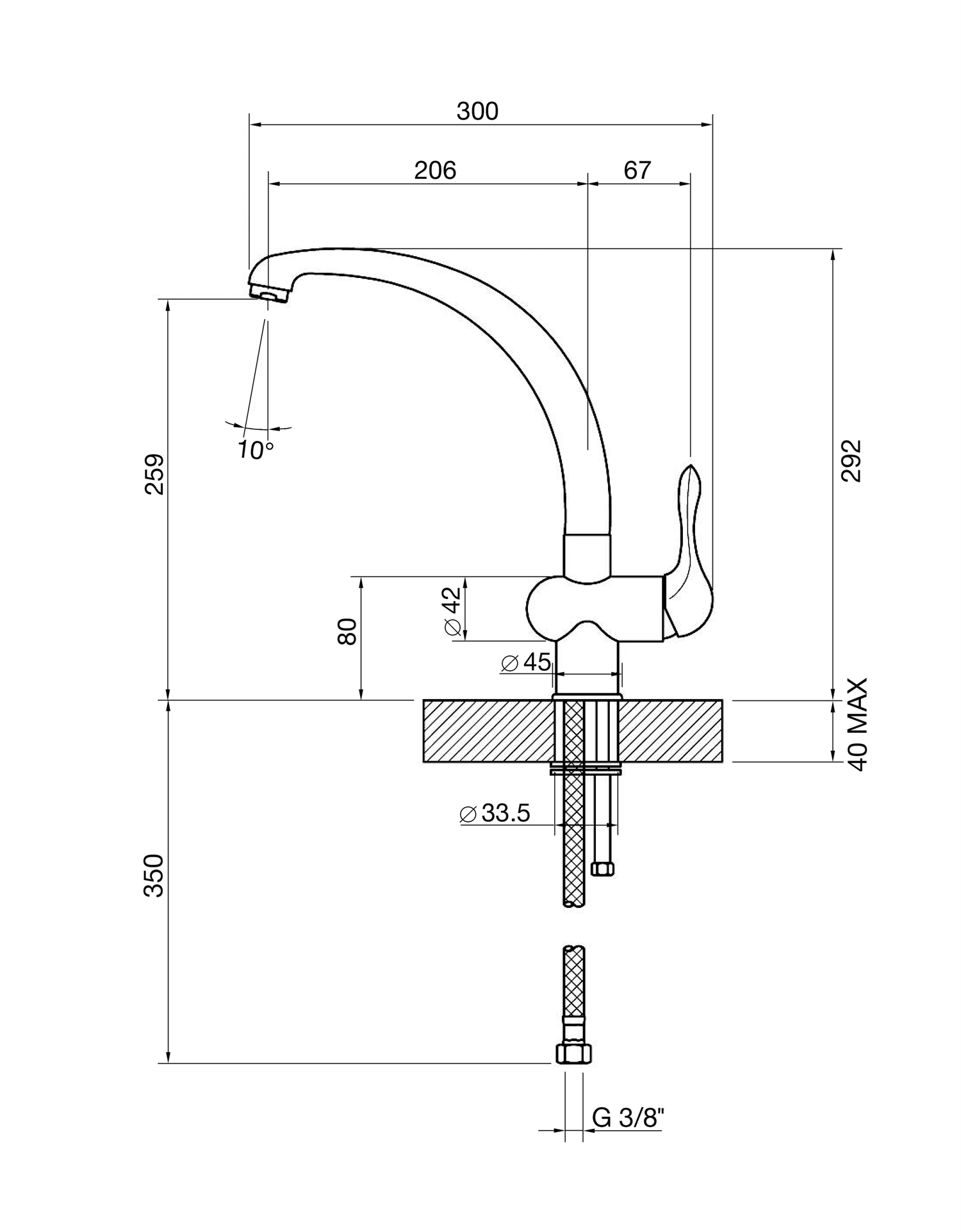 Купить Смеситель SMEG MF8P2 — Фото 2