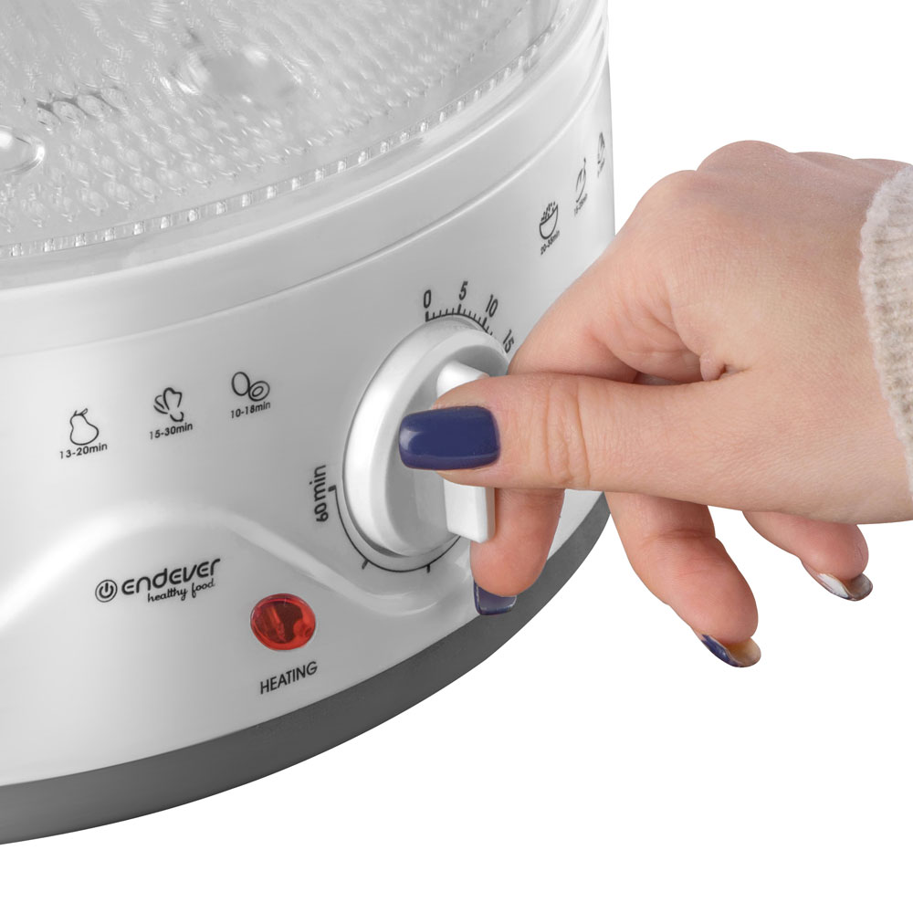 Купить Пароварка ENDEVER Vita 176  белый — Фото 7