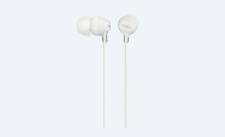 Наушники SONY MDR-EX15LP белый																		 — описание, фото, цены в интернет-магазине PT Stores
