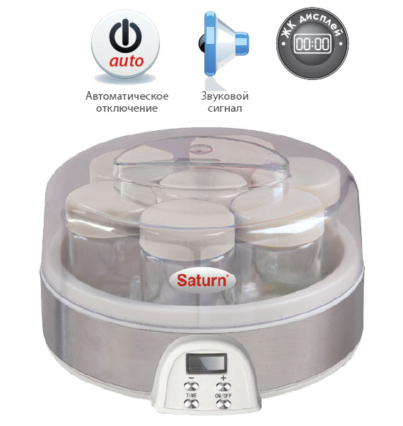 Йогуртница SATURN ST-FP 8513																		 — описание, фото, цены в интернет-магазине PT Stores