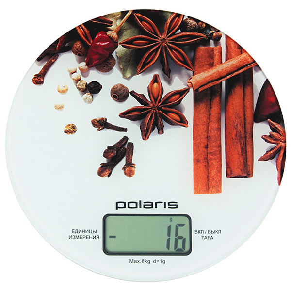 Кухонные весы POLARIS PKS 0834DG																		 — описание, фото, цены в интернет-магазине PT Stores