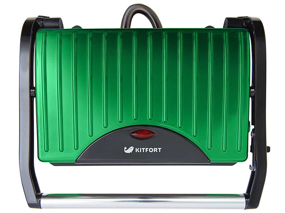 Купить  Kitfort KT-1609-3 Panini Maker, зеленый/черный — Фото 8