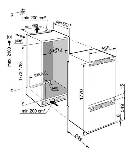 Купить Встраиваемый холодильник LIEBHERR ICBP 3266 *** — Фото 4