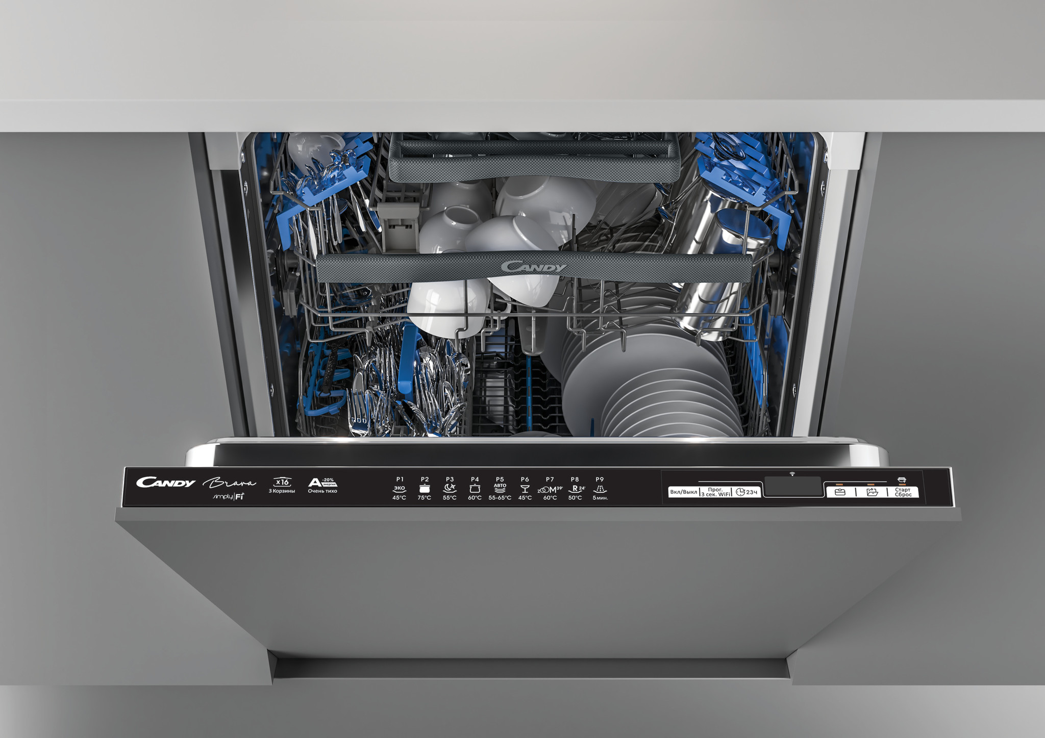Купить Встраиваемая посудомоечная машина CANDY CDIN 3D632PB-07 — Фото 2