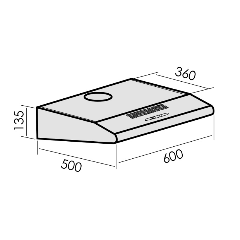 Купить Плоская вытяжка MBS RUMIA 160 INOX — Фото 2