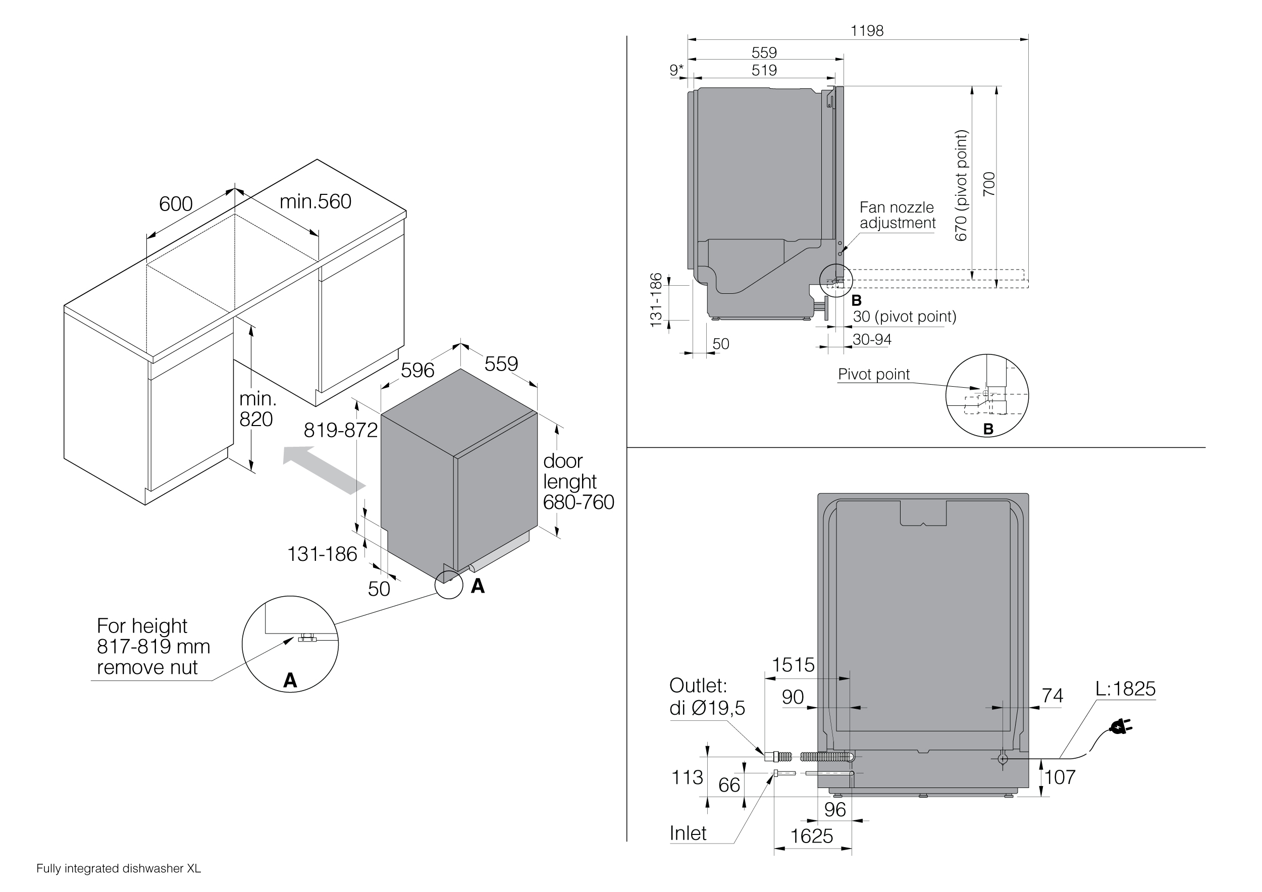 Купить Встраиваемая посудомоечная машина Asko DSD644B/1 — Фото 2