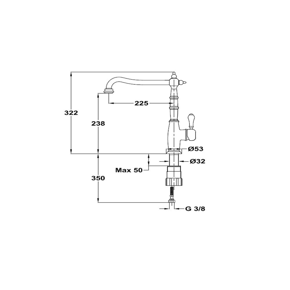 Купить Смеситель TEKA CL 915 CHROME  Country — Фото 4