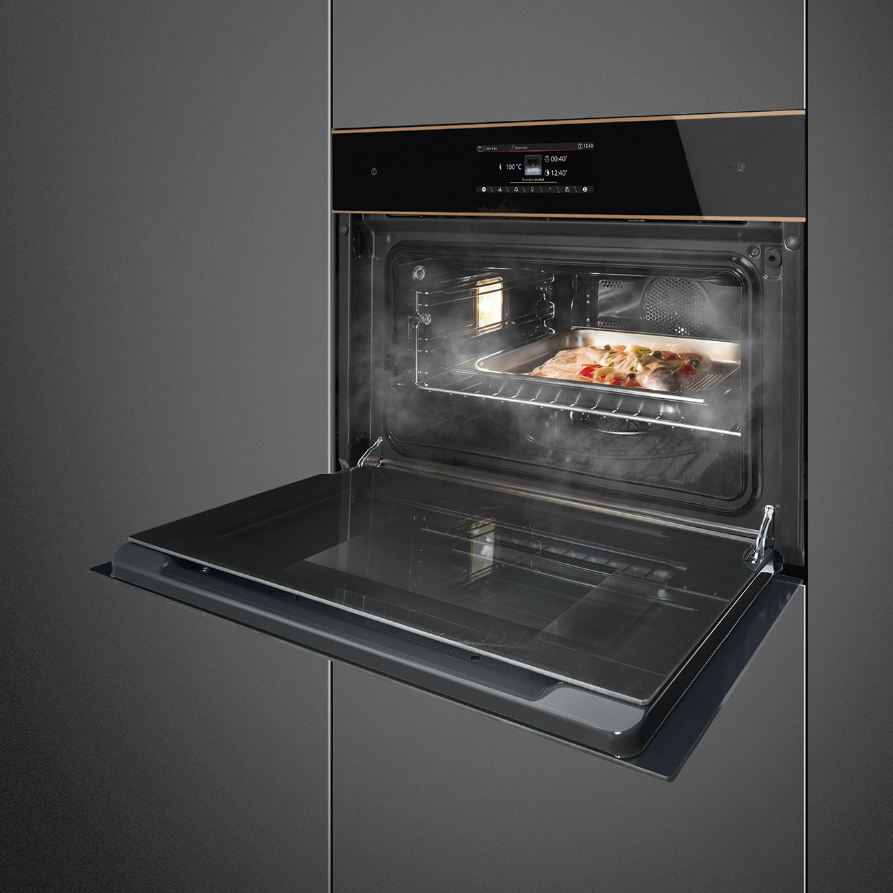 Купить Электрический духовой шкаф SMEG SF4606WVCPNR — Фото 4