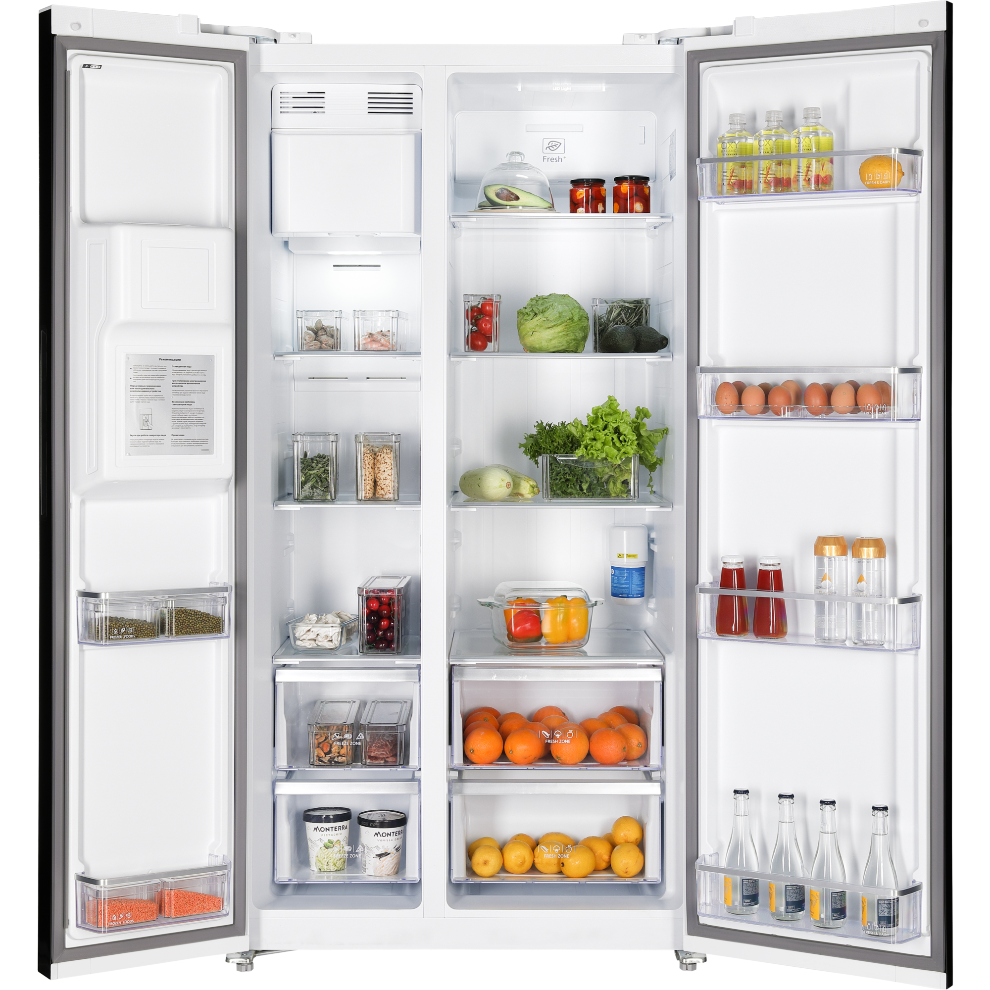 Купить Холодильник HIBERG RFS-650DX NFGW inverter — Фото 7