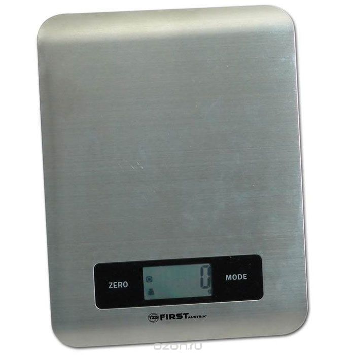 Кухонные весы FIRST FA-6403 Grey																		 — описание, фото, цены в интернет-магазине PT Stores
