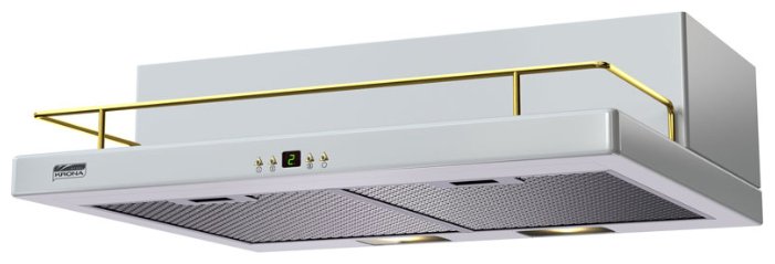Плоская вытяжка KRONA MILA 500 white/gold 3P																		 — описание, фото, цены в интернет-магазине PT Stores