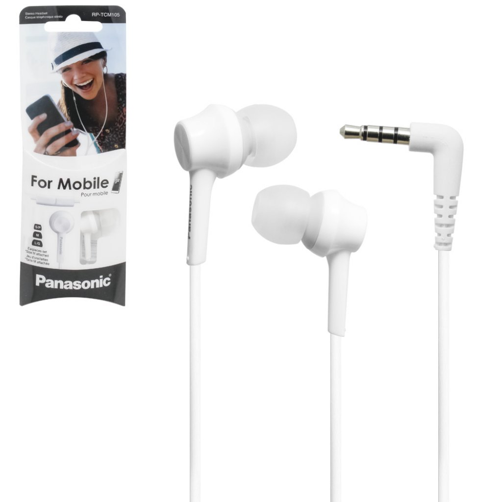 Купить Наушники PANASONIC RP-TCM105E-W — Фото 3