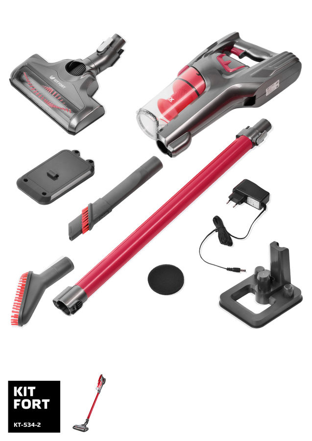 Купить  Kitfort КТ-534-2, красный/серый — Фото 2