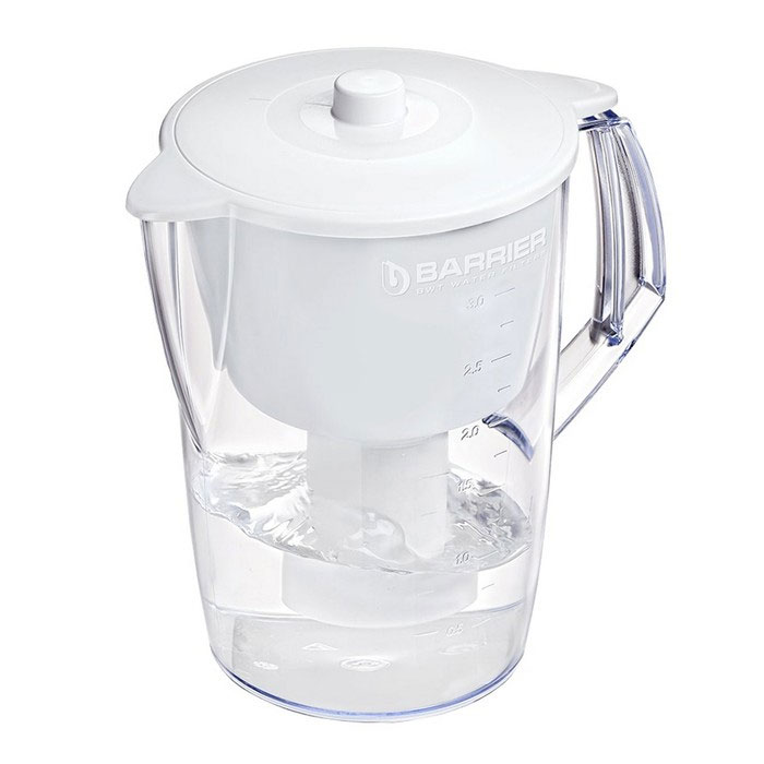 Фильтр для воды БАРЬЕР Кувшин "Лайт" белый 3.6л  В 060 Р 51																		 — описание, фото, цены в интернет-магазине PT Stores