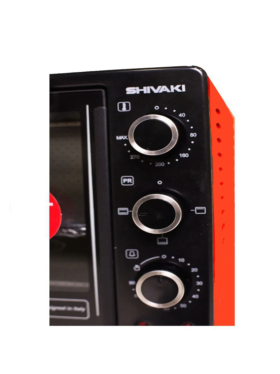 Купить Мини-печь SHIVAKI MD3216L black-red — Фото 2