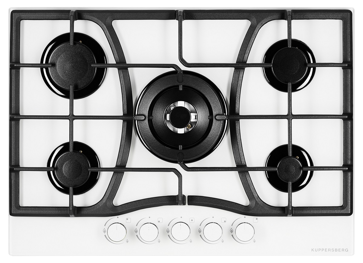Газовая варочная панель KUPPERSBERG FG 73 W																		 — описание, фото, цены в интернет-магазине PT Stores
