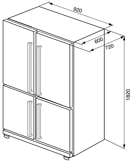 Купить Холодильник SMEG FQ60XPE — Фото 2