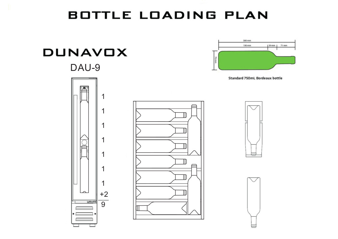 Купить Встраиваемый винный шкаф DUNAVOX DAU-9.22W — Фото 2