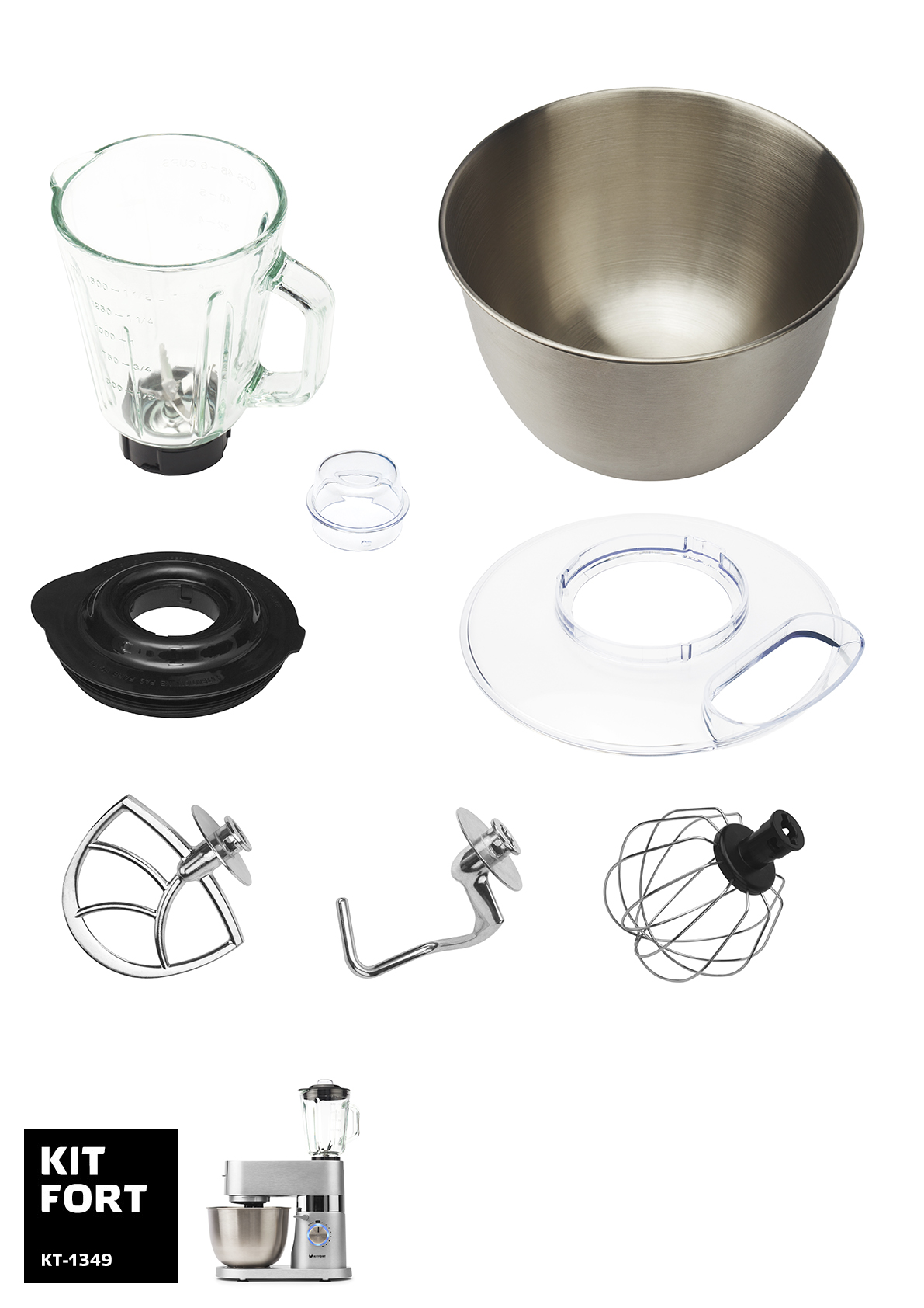 Купить Кухонный комбайн Kitfort KT-1349 — Фото 6