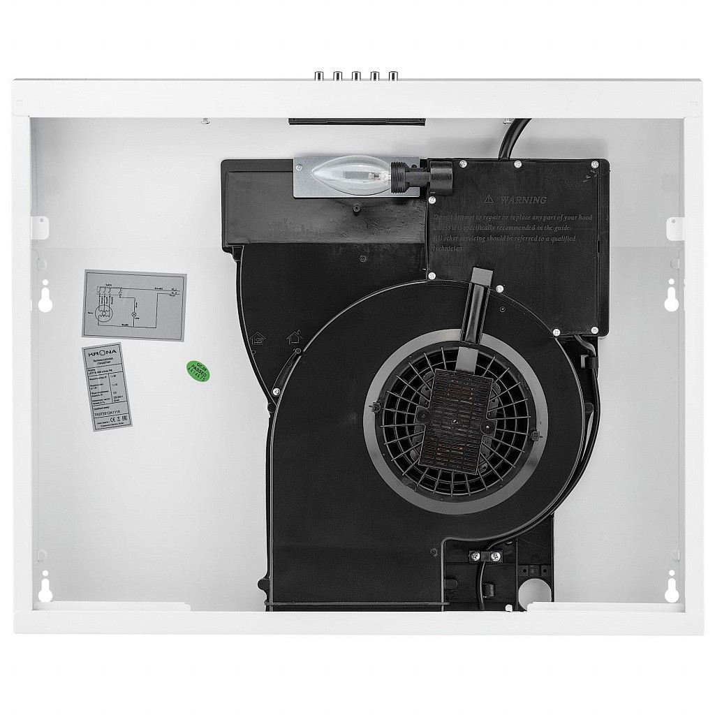 Купить Плоская вытяжка KRONA LOTTE 600 white PB — Фото 3