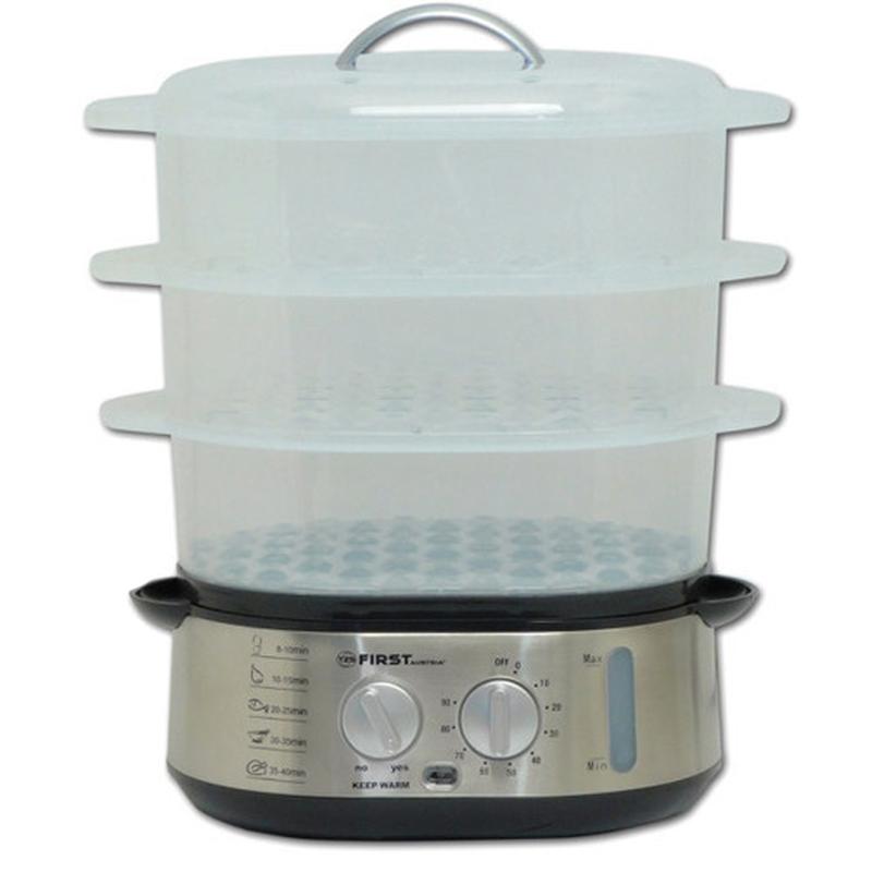 Пароварка FIRST FA-5102-1 Black																		 — описание, фото, цены в интернет-магазине PT Stores