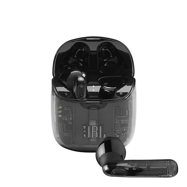 Наушники JBL T225TWS прозрачный чёрный																		 — описание, фото, цены в интернет-магазине PT Stores
