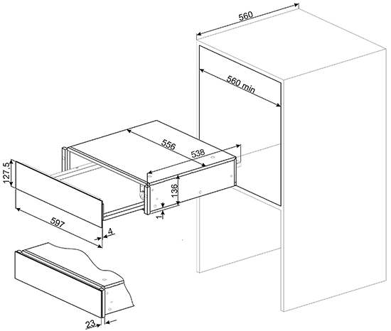 Купить Подогреватель посуды SMEG CTP9015X — Фото 2