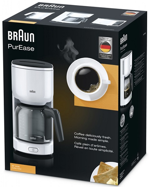 Купить Кофемашина BRAUN KF 3120 WH — Фото 3