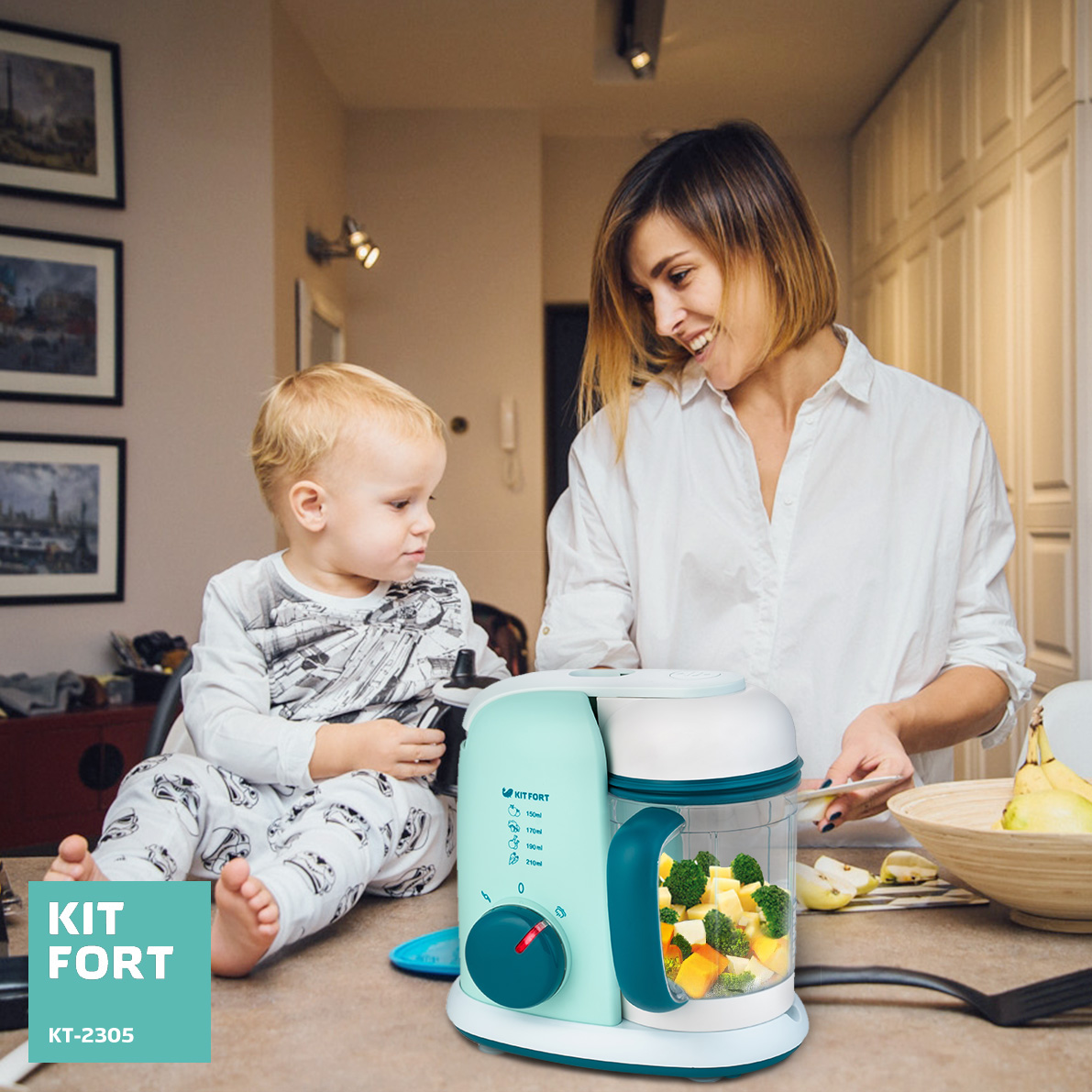 Купить Пароварка Kitfort KT-2305 — Фото 7