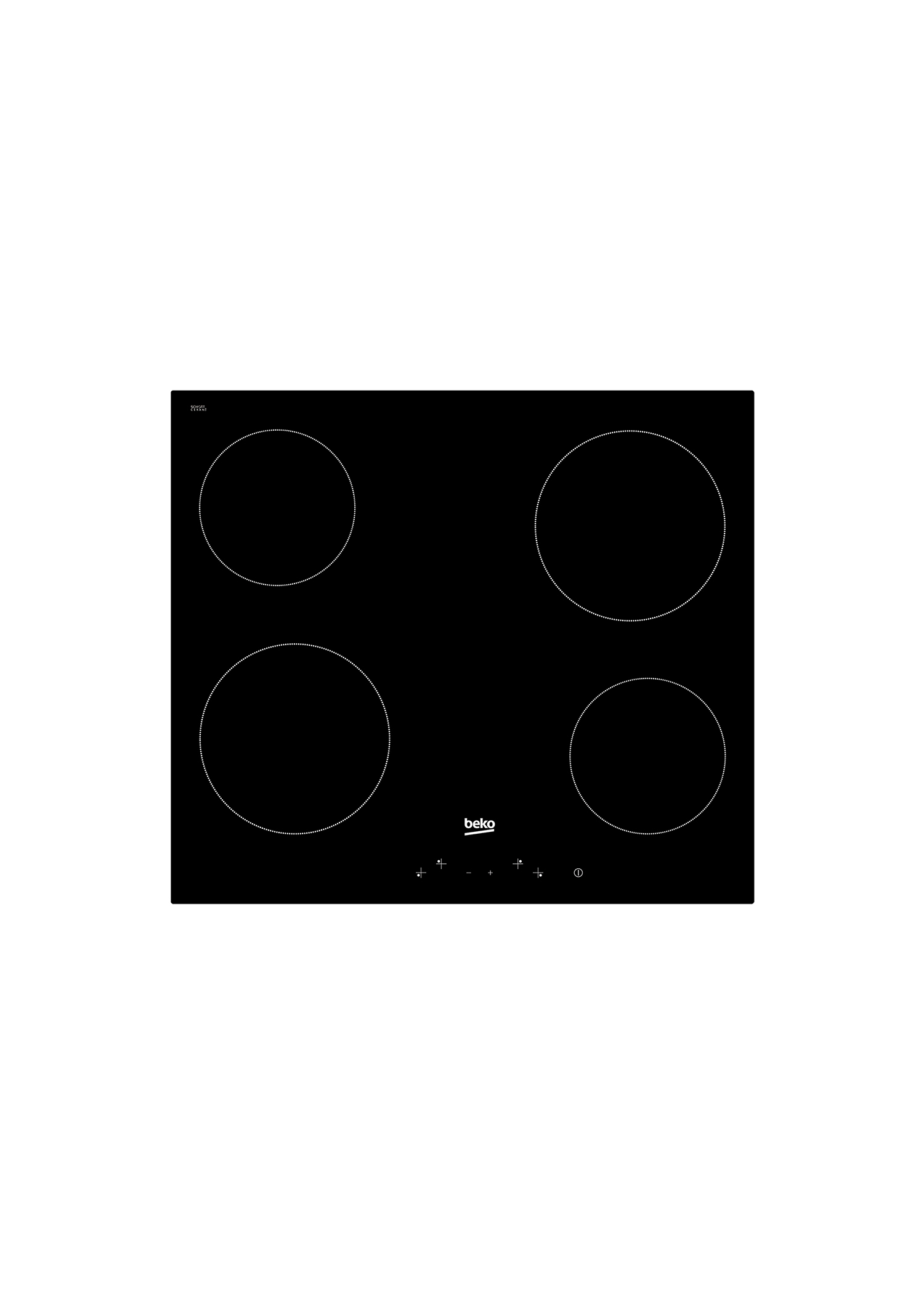 Индукционная варочная панель BEKO HII 64400 E																		 — описание, фото, цены в интернет-магазине PT Stores