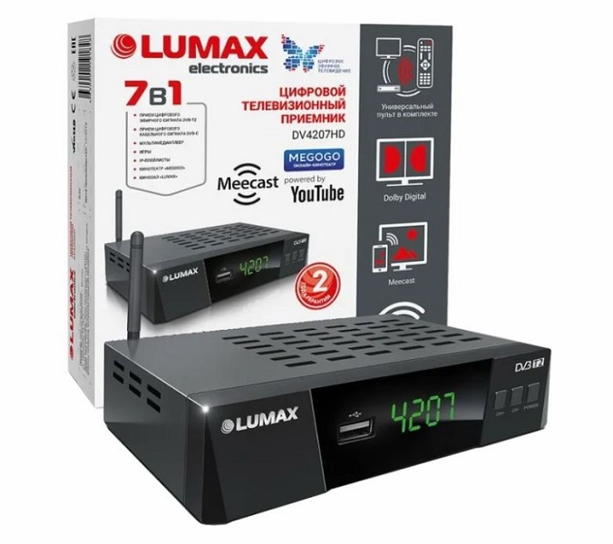 ТВ Тюнер LUMAX DV4207HD																		 — описание, фото, цены в интернет-магазине PT Stores