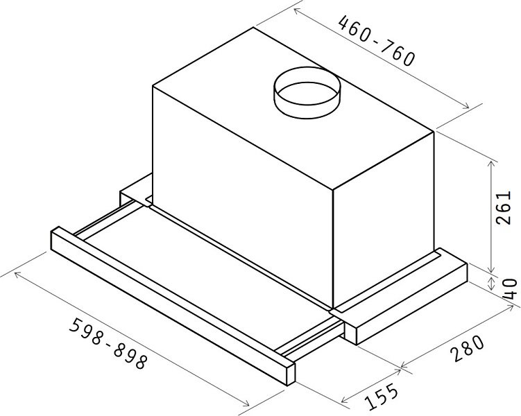 Купить Вытяжка встраиваемая ELICA ELITE 26 IX/A/60 — Фото 6