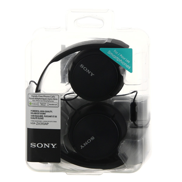 Купить Наушники SONY MDR-ZX310APB чёрный — Фото 4