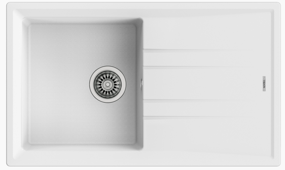 Мойка TEKA STONE 50 B-TG WHITE ручной слив																		 — описание, фото, цены в интернет-магазине PT Stores