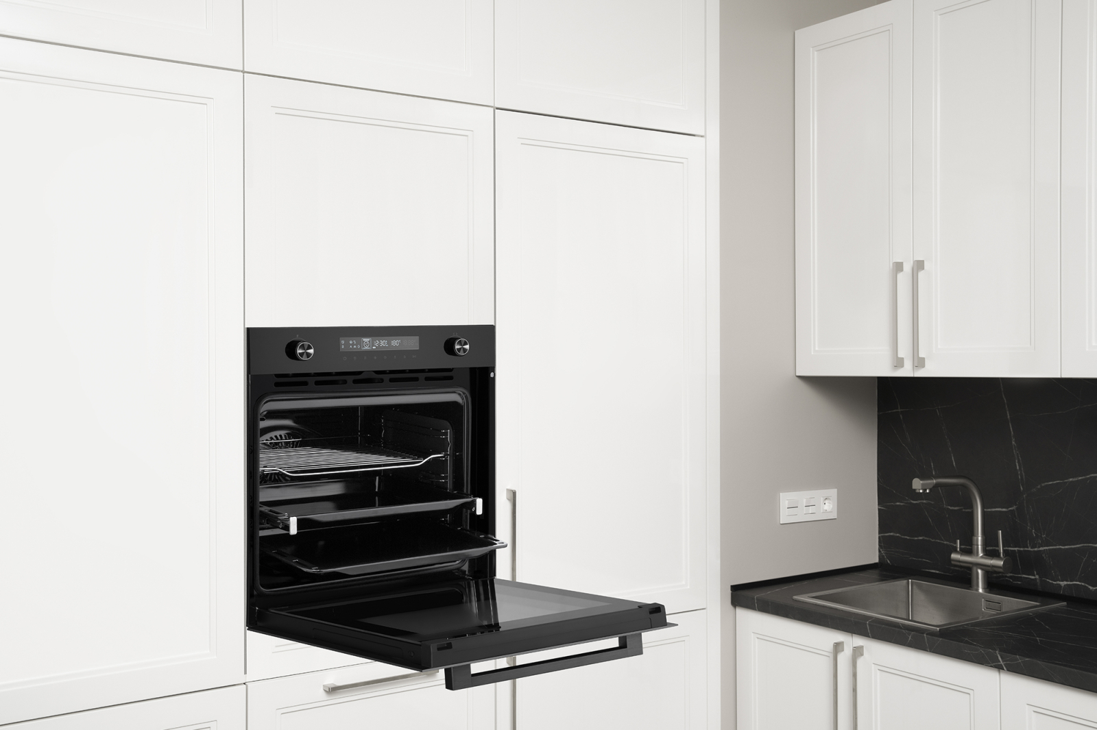 Купить Электрический духовой шкаф Weissgauff EOM 751 PDB Black Edition — Фото 2
