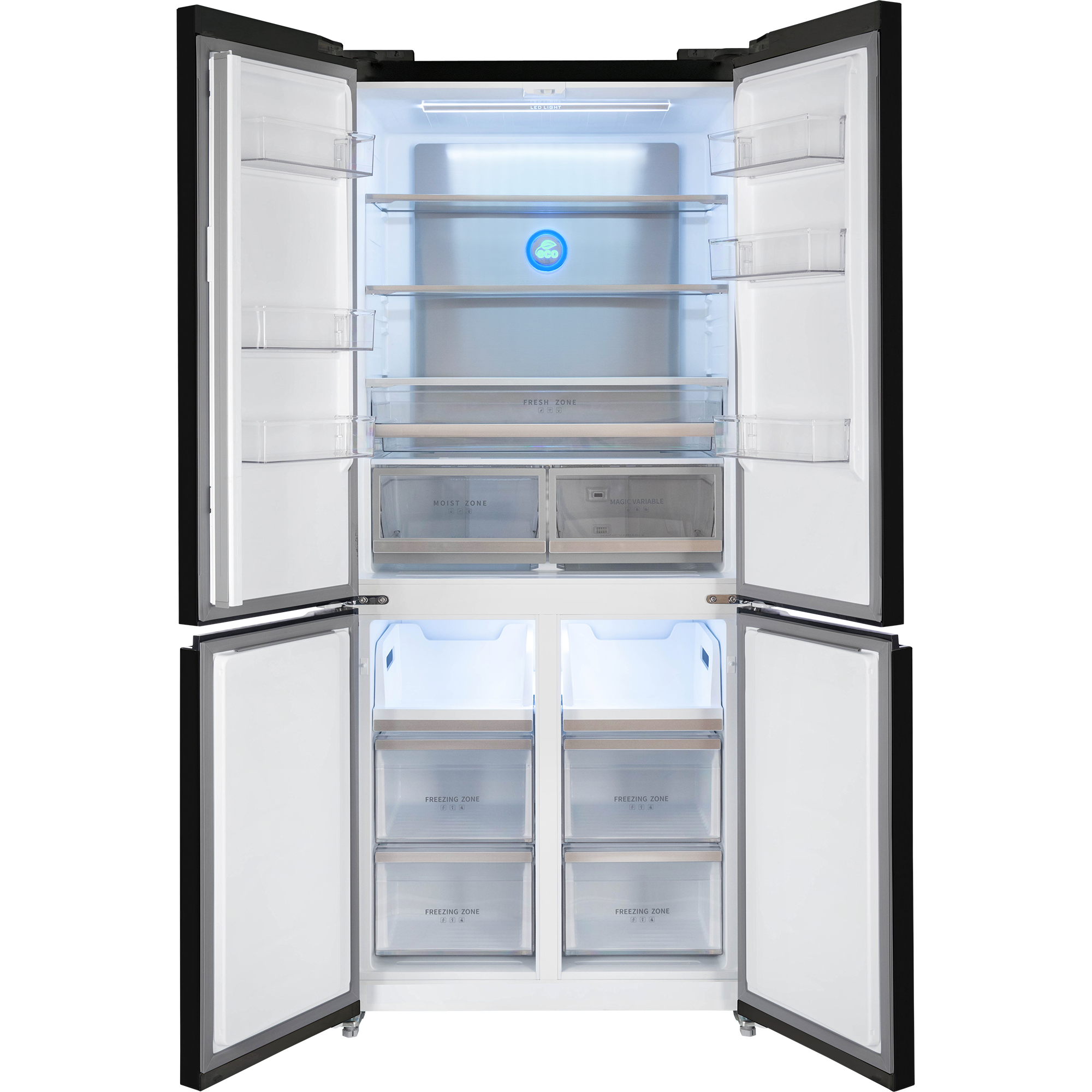 Купить Холодильник HIBERG RFQ-600DX NFGB inverter — Фото 4