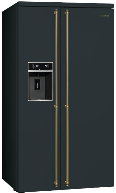 Холодильник SMEG SBS8004AO																		 — описание, фото, цены в интернет-магазине PT Stores