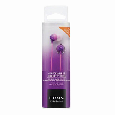 Купить Наушники SONY MDR-EX15LP фиолетовый — Фото 3