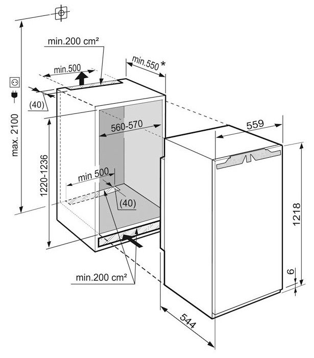 Купить Встраиваемый холодильник LIEBHERR IK 2320 — Фото 3