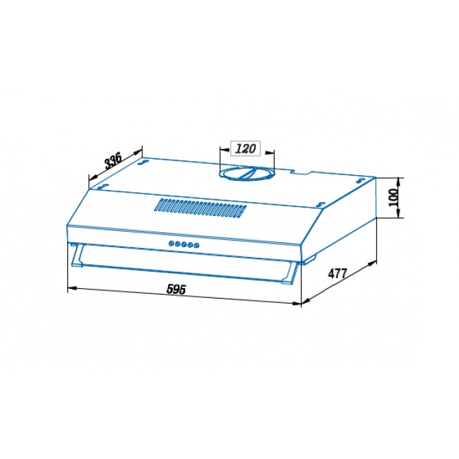 Купить Плоская вытяжка CATA C2-T600 X — Фото 2