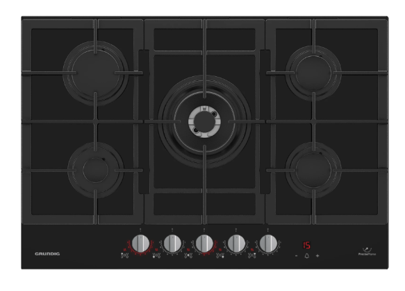 Газовая варочная панель GRUNDIG GIGL 7265250 T																		 — описание, фото, цены в интернет-магазине PT Stores