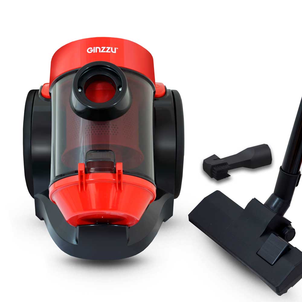 Купить Пылесос Ginzzu VS428 красный/черный — Фото 2